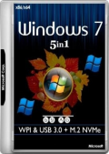 Windows 7 5in1 WPI & USB 3.0 + M.2 NVMe by AG 09.2023 (x86-x64) (2023) (Rus)