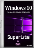 Windows 10 22H2 Build 19045.4123 Lite by Den (x64) (2024) (Rus)
