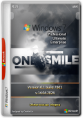 Windows 7 SP1 Rus by OneSmiLe [14.04.2024] (x64) (2024) (Rus)